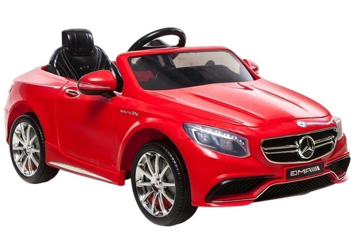 Samochód elektryczny dla dzieci Lean Toys Mercedes S63 AMG Czerwony (5902808152293) - obraz 1