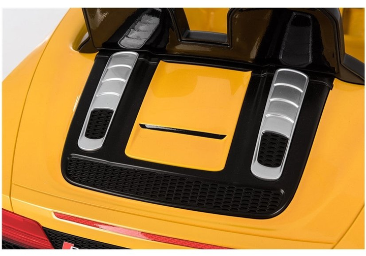 Samochód elektryczny dla dzieci Lean Toys Audi R8 Spyder Żółty (5902808151937) - obraz 16