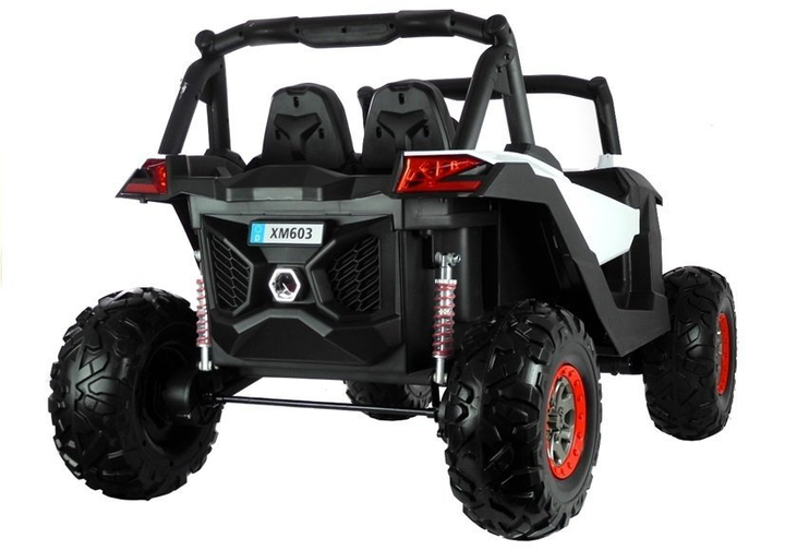 Електромобіль для дітей Lean Toys Jeep XMX603 Білий (5902808152583) - зображення 11