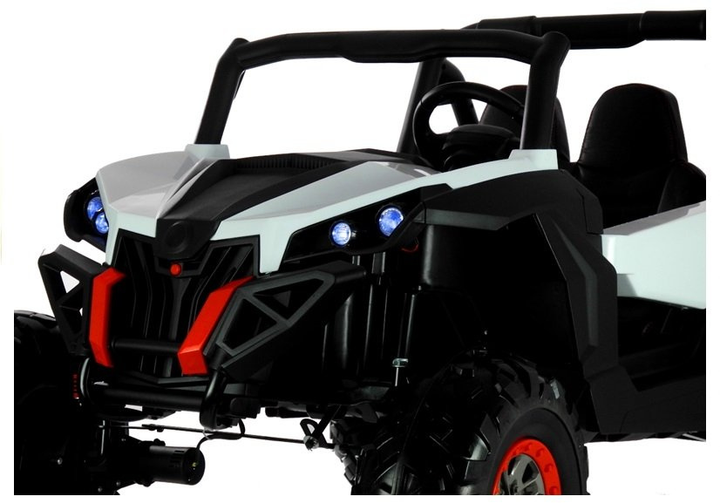 Електромобіль для дітей Lean Toys Jeep XMX603 Білий (5902808152583) - зображення 13