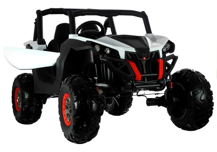 Електромобіль для дітей Lean Toys Jeep XMX603 Білий (5902808152583) - зображення 16