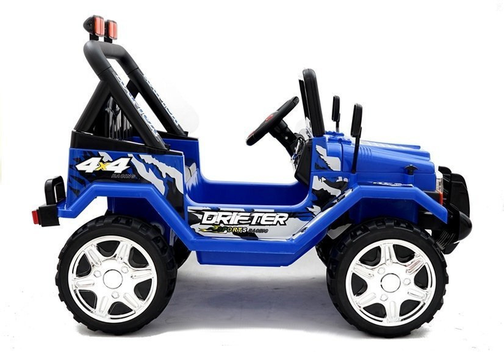 Samochód elektryczny dla dzieci Lean Toys Jeep Raptor S618 EVA Niebieski (5902808153573) - obraz 5