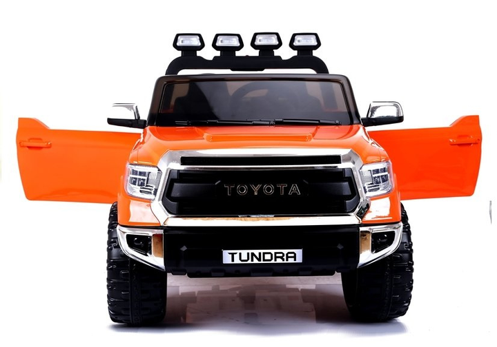 Samochód elektryczny dla dzieci Lean Toys Toyota Tundra Pomarańczowy (5902808158646) - obraz 3