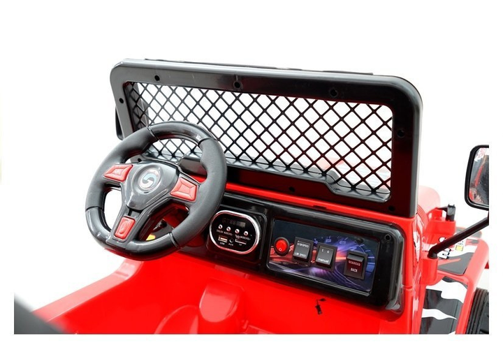 Електромобіль для дітей Lean Toys Jeep Raptor S618 EVA Червоний (5902808153580) - зображення 7