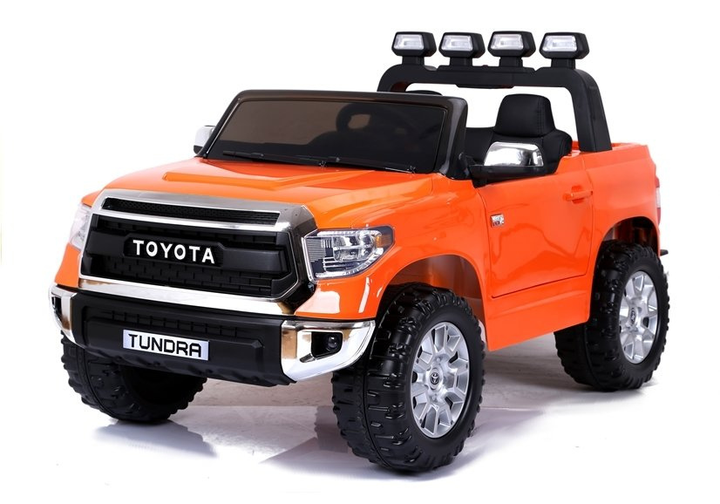 Samochód elektryczny dla dzieci Lean Toys Toyota Tundra Pomarańczowy (5902808158646) - obraz 5