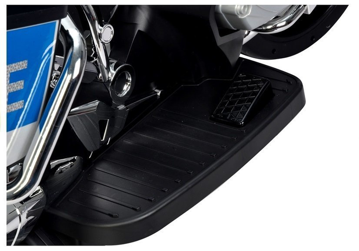 Motor na akumulator dla dzieci Lean Toys BMW R1200 Policja Srebrny (5902808154891) - obraz 11
