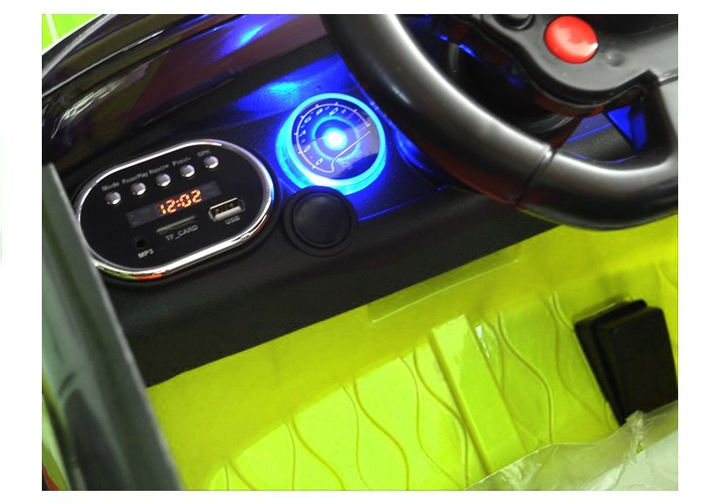 Samochód elektryczny dla dzieci Lean Toys HL1638 Zielony (5902808155034) - obraz 9