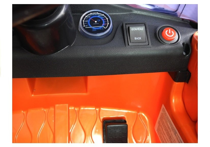 Samochód elektryczny dla dzieci Lean Toys HL1638 Pomarańczowy (5902808155041) - obraz 13