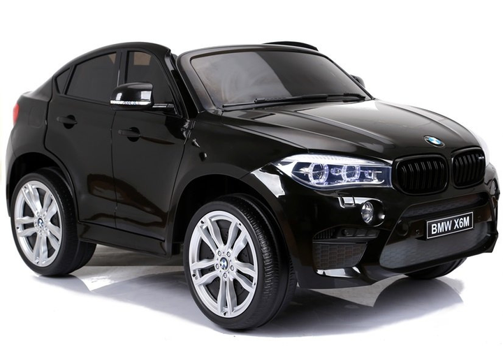Samochód elektryczny dla dzieci Lean Toys BMW X6M Czarny (5902808155171) - obraz 6