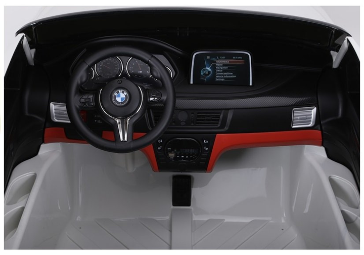 Samochód elektryczny dla dzieci Lean Toys BMW X6M Biały (5902808155188) - obraz 8