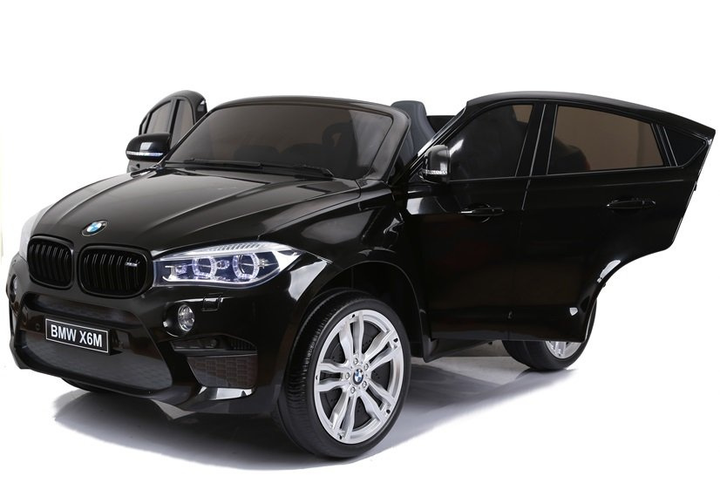Samochód elektryczny dla dzieci Lean Toys BMW X6M Czarny (5902808155171) - obraz 15