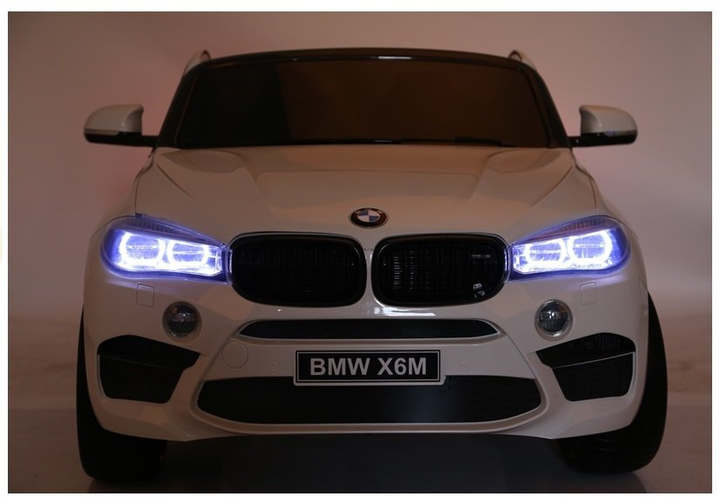 Samochód elektryczny dla dzieci Lean Toys BMW X6M Biały (5902808155188) - obraz 14