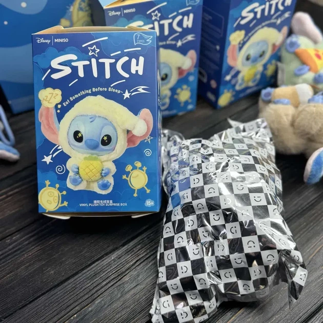 Игрушка фигурка-брелок Стич Stitch Лабубу 15см, цвет - сюрприз RMB69 - изображение 4