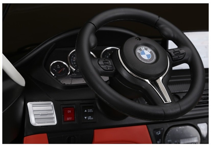 Samochód elektryczny dla dzieci Lean Toys BMW X6M lakierowany Czarny (5902808155201) - obraz 5