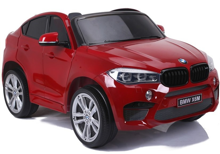 Samochód elektryczny dla dzieci Lean Toys BMW X6M lakierowany Czerwony (5902808155218) - obraz 4