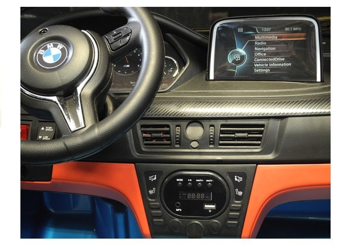 Samochód elektryczny dla dzieci Lean Toys BMW X6M lakierowany Czerwony (5902808155218) - obraz 5