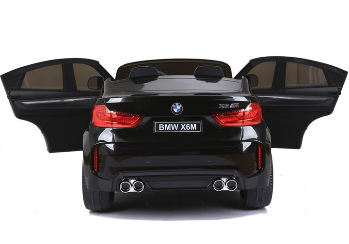 Samochód elektryczny dla dzieci Lean Toys BMW X6M lakierowany Czarny (5902808155201) - obraz 10