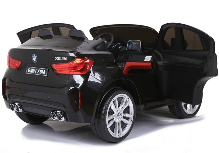 Samochód elektryczny dla dzieci Lean Toys BMW X6M lakierowany Czarny (5902808155201) - obraz 11