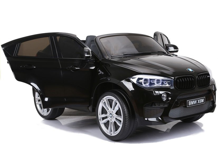 Samochód elektryczny dla dzieci Lean Toys BMW X6M lakierowany Czarny (5902808155201) - obraz 13