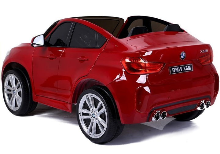 Samochód elektryczny dla dzieci Lean Toys BMW X6M lakierowany Czerwony (5902808155218) - obraz 20