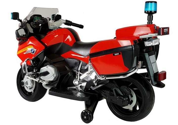 Motor na akumulator dla dzieci Lean Toys BMW R1200 Policja Czerwony (5902808157595) - obraz 2