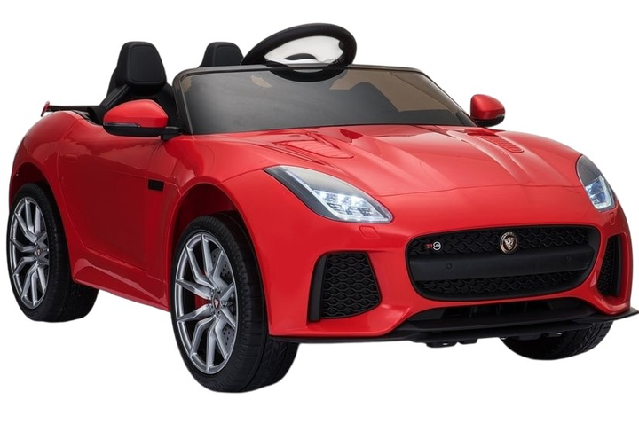 Електромобіль для дітей Lean Toys Jaguar F-Type лакований Червоний (5902808157687) - зображення 1