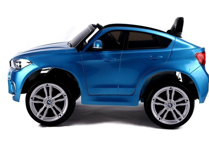 Samochód elektryczny dla dzieci Lean Toys BMW X6 lakierowany Niebieski (5902808157045) - obraz 9