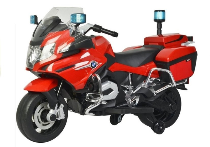 Motor na akumulator dla dzieci Lean Toys BMW R1200 Policja Czerwony (5902808157595) - obraz 6