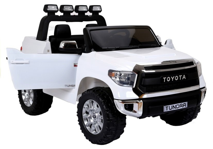 Samochód elektryczny dla dzieci Lean Toys Toyota Tundra Biały (5902808158622) - obraz 7