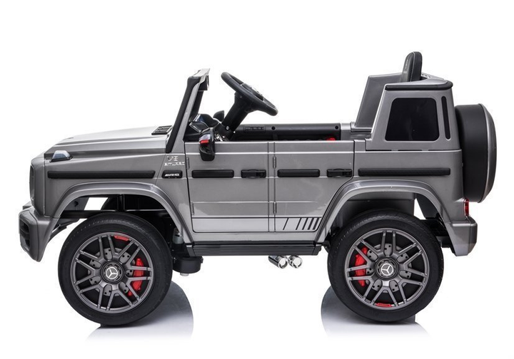 Samochód elektryczny dla dzieci Lean Toys Mercedes G63 AMG BBH-002 lakierowany Srebrny (5902808158523) - obraz 9