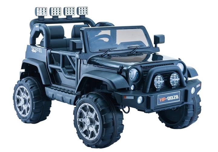 Samochód elektryczny dla dzieci Lean Toys Jeep HP012 Czarny (5902808159414) - obraz 3