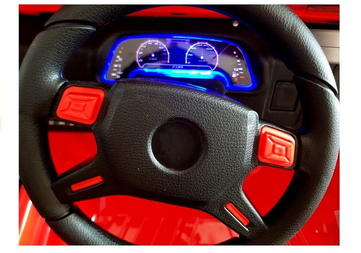 Samochód elektryczny dla dzieci Lean Toys Jeep HP012 Czerwony (5902808159421) - obraz 7