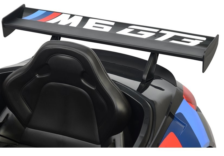 Електромобіль для дітей Lean Toys BMW M6 GT3 Чорний (5902808159469) - зображення 10