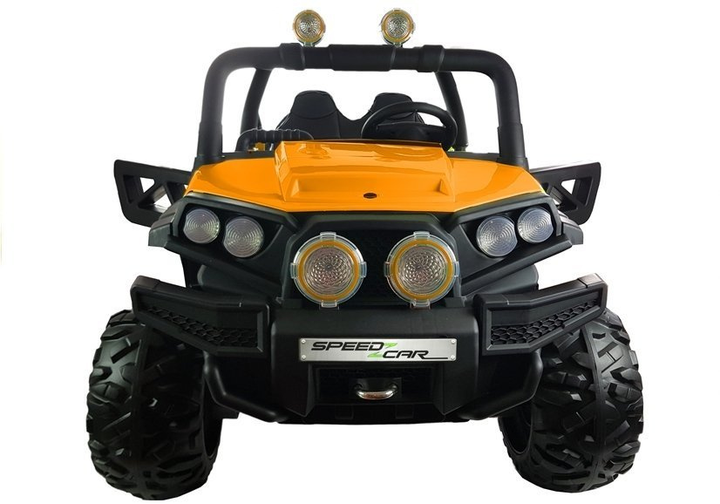 Samochód elektryczny dla dzieci Lean Toys HL2188 Pomarańczowy (5907625581011) - obraz 6