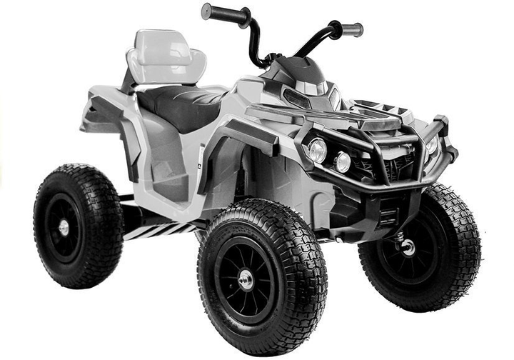 Квадроцикл електричний для дітей Lean Toys BDM0906 Білий (5907625581127) - зображення 1
