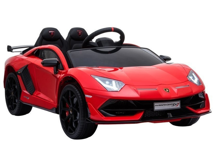 Samochód elektryczny dla dzieci Lean Toys Lamborghini Aventador Czerwony (5907625581158) - obraz 1
