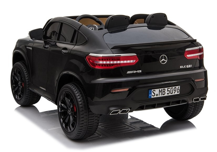 Електромобіль для дітей Lean Toys Mercedes GLC 63S лакований Чорний (5907625581226) - зображення 5