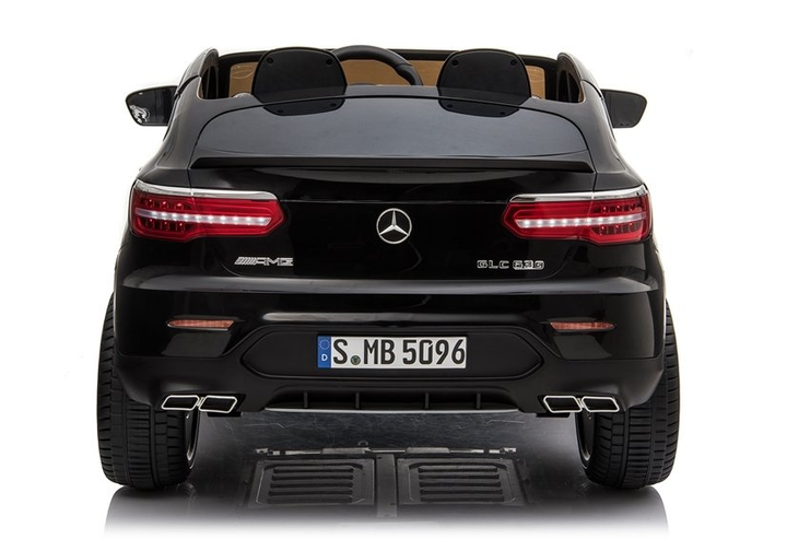 Електромобіль для дітей Lean Toys Mercedes GLC 63S MP4 лакований Чорний (5907625581257) - зображення 6