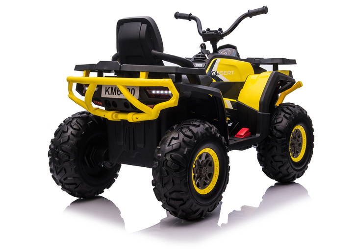 Quad elektryczny dla dzieci Lean Toys XMX607 Żółty (5907625581370) - obraz 10