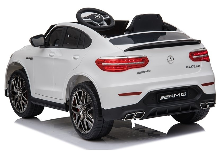 Samochód elektryczny dla dzieci Lean Toys Mercedes GLC 63S QLS-5688 4x4 Biały (5908275992615) - obraz 6
