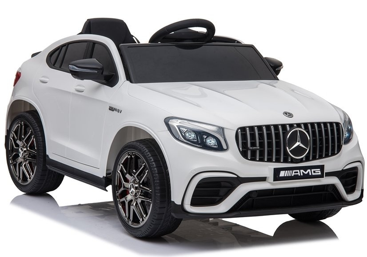 Samochód elektryczny dla dzieci Lean Toys Mercedes GLC 63S QLS-5688 4x4 Biały (5908275992615) - obraz 10