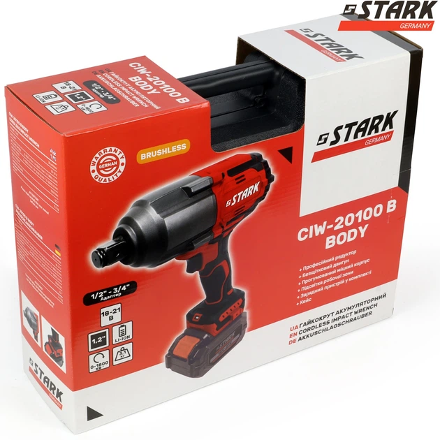 Гайкокрут акумуляторний Stark CIW-20100 B Body (210020021) - зображення 14