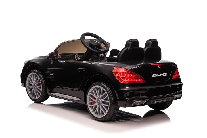 Samochód elektryczny dla dzieci Lean Toys Mercedes SL65 S lakierowany Czarny (5907625581707) - obraz 3