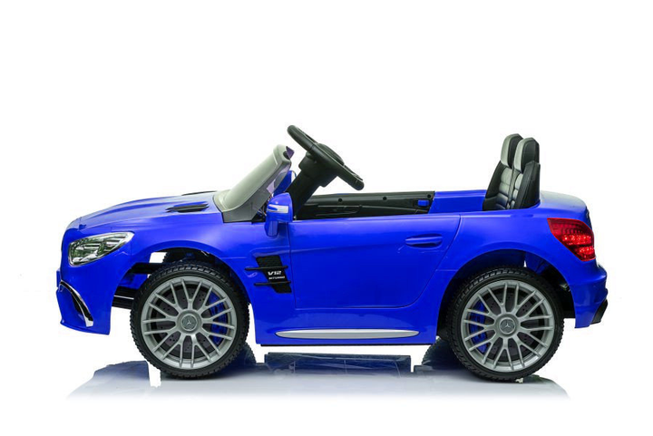 Samochód elektryczny dla dzieci Lean Toys Mercedes SL65 S lakierowany Niebieski (5907625581714) - obraz 5