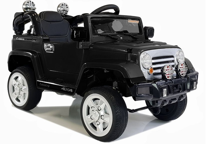 Електромобіль для дітей Lean Toys Jeep JJ245 Чорний (5907625581875) - зображення 1