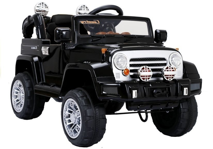 Електромобіль для дітей Lean Toys Jeep JJ245 Чорний (5907625581875) - зображення 3