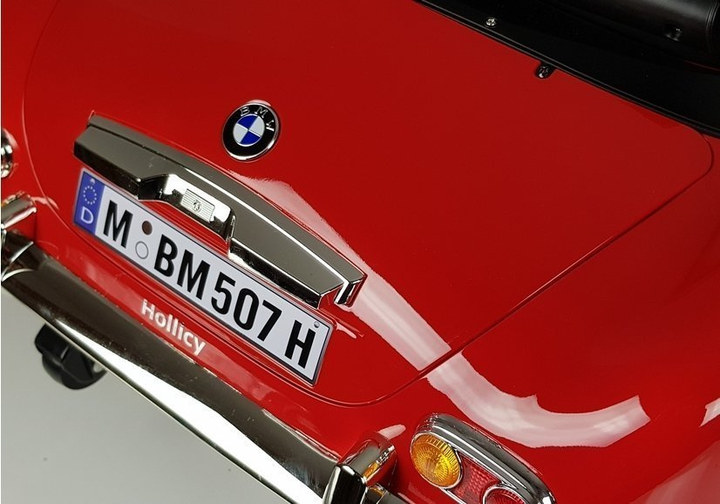 Samochód elektryczny dla dzieci Lean Toys BMW Retro lakierowany Czerwony (5907625583282) - obraz 10