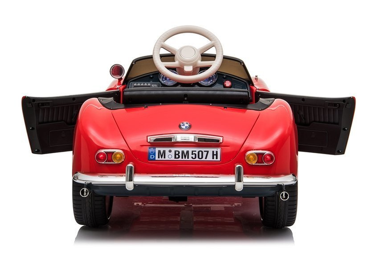 Samochód elektryczny dla dzieci Lean Toys BMW Retro lakierowany Czerwony (5907625583282) - obraz 18