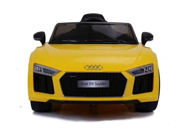 Samochód elektryczny dla dzieci Lean Toys Audi R8 JJ2198 Żółty (5907625584357) - obraz 12