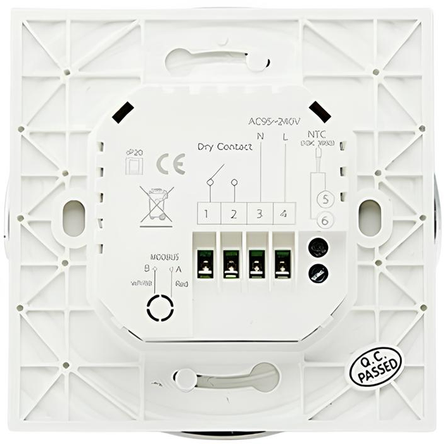 Термостат для газового котла Moes Tuya BHT-6000-GCLW Black (5902135154120) - зображення 3